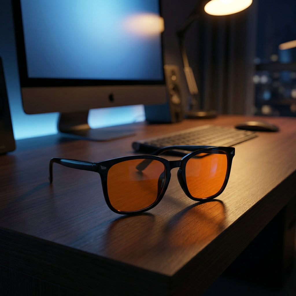 Lunettes anti-lumière bleue – Noire / Orange  ★★★★★ 4,8/5  (176 avis)