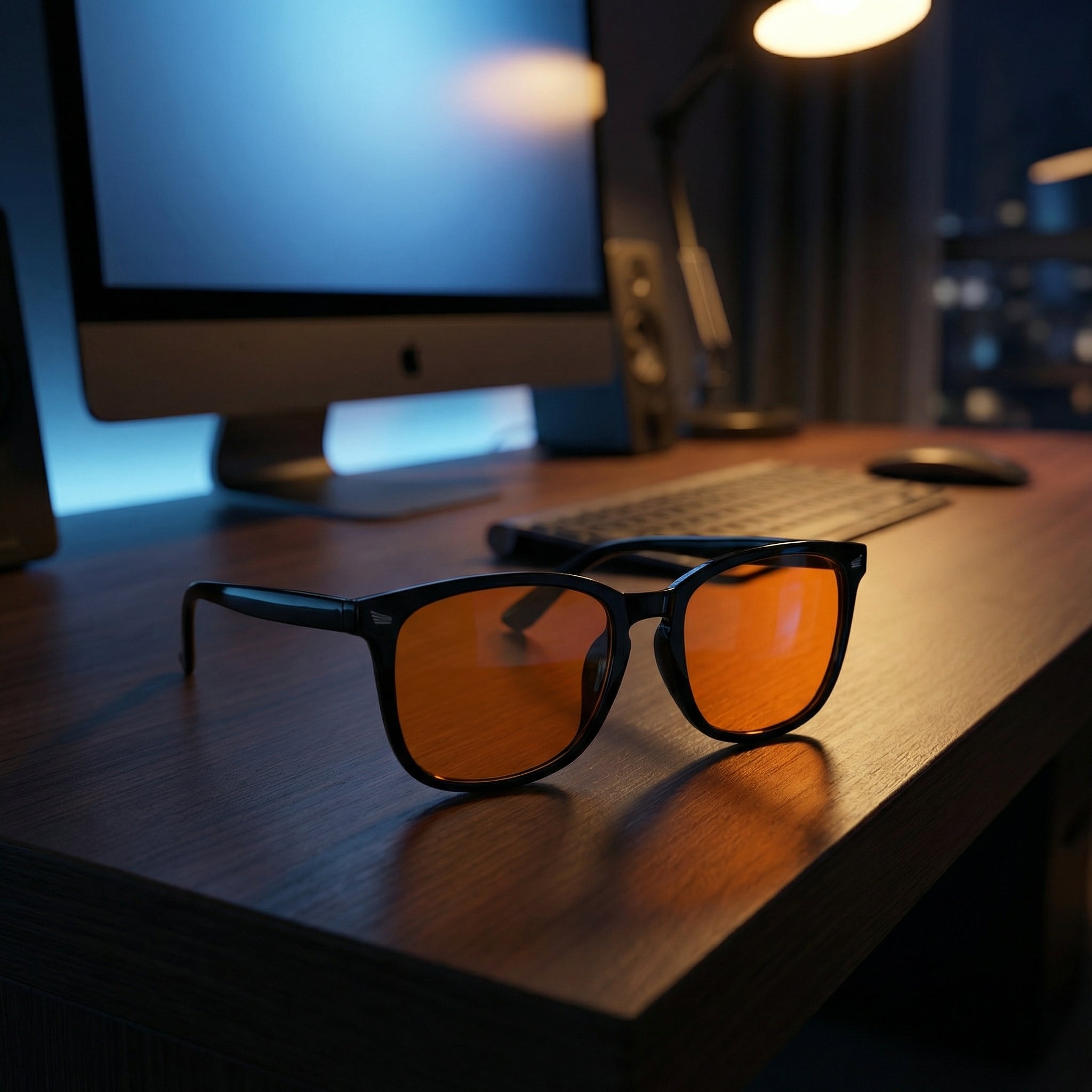 Lunettes anti-lumière bleue – Noire / Orange  ★★★★★ 4,8/5  (176 avis)