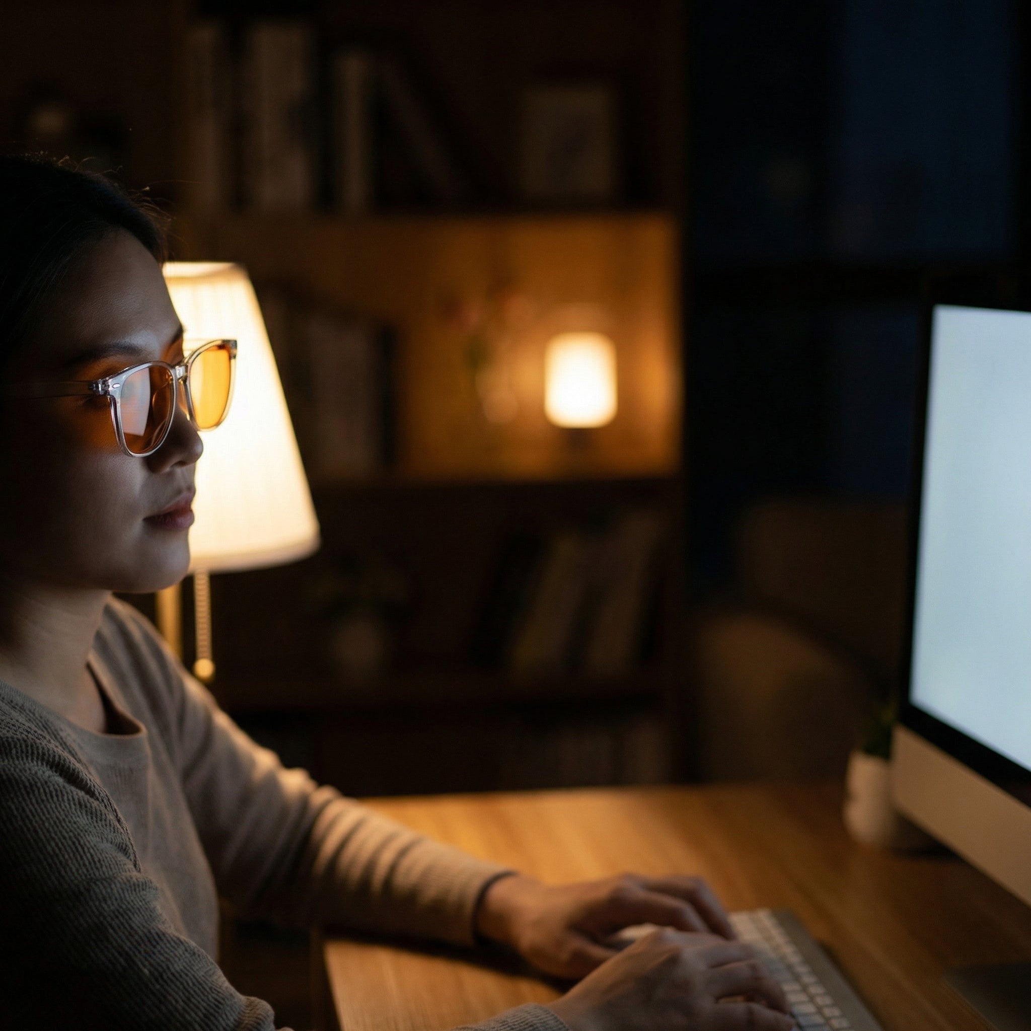 Lunettes anti-lumière bleue – Grise / Orange  ★★★★★ 4,6/5  (58 avis)